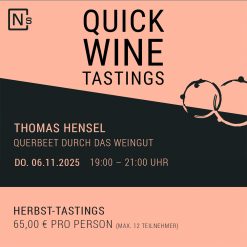 THOMAS HENSEL  – QUERBEET DURCH DAS WEINGUT – DO. 06.11.2025, 19:00 – 21:00 Uhr